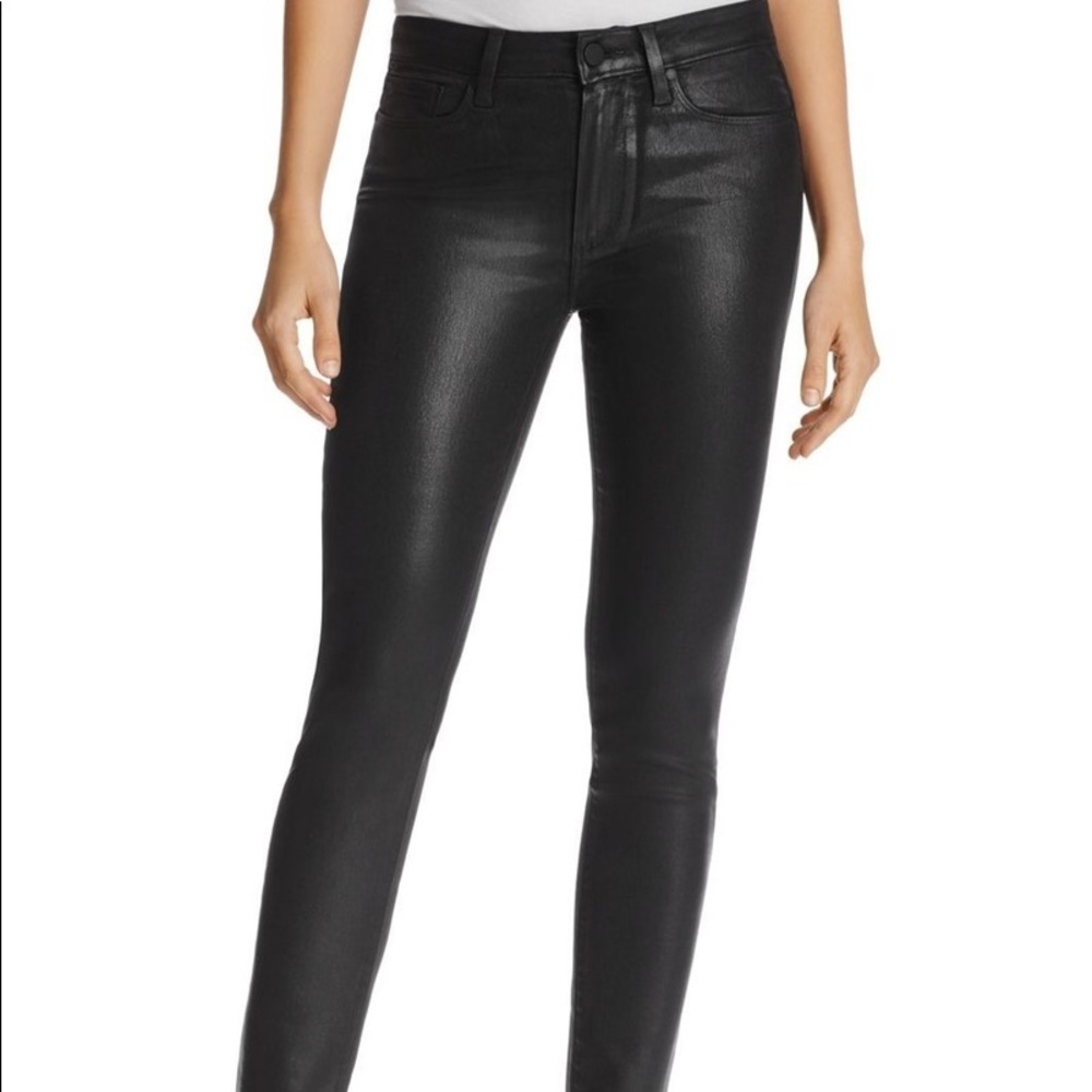 Paige Hoxton ankle skinny black fog luxe new 25